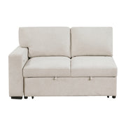 9630BE*42LRC (4)Sectional with Right Chaise, Pull-out Bed, Hidden Storages and Shelves, Charging Ports - 9630BE*42LRC