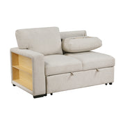 9630BE*42LRC (4)Sectional with Right Chaise, Pull-out Bed, Hidden Storages and Shelves, Charging Ports - 9630BE*42LRC