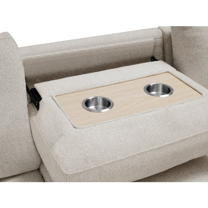 9630BE*42LRC (4)Sectional with Right Chaise, Pull-out Bed, Hidden Storages and Shelves, Charging Ports - 9630BE*42LRC