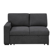 9630BK*22LRC (2)Sectional with Right Chaise, Pull-out Bed, Hidden Storage and Shelves, Charging Ports - 9630BK*22LRC