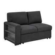 9630BK*32LRC (3)Sectional with Right Chaise, Pull-out Bed, Hidden Storages and Shelves, Charging Ports - 9630BK*32LRC