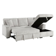 9633MNB*22LRC (2)2-Piece Sectional with Pull-out Bed and Right Chaise with Hidden Storage - 9633MNB*22LRC