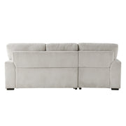 9633MNB*2LC2R (2)2-Piece Sectional with Pull-out Bed and Left Chaise with Hidden Storage - 9633MNB*2LC2R