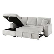 9633MNB*2LC2R (2)2-Piece Sectional with Pull-out Bed and Left Chaise with Hidden Storage - 9633MNB*2LC2R