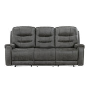 9634DGY*2 2pc Set: Sofa, Love - 9634DGY*2