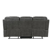 9634DGY*2 2pc Set: Sofa, Love - 9634DGY*2
