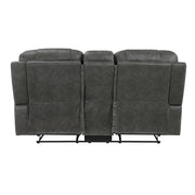 9634DGY*2 2pc Set: Sofa, Love - 9634DGY*2