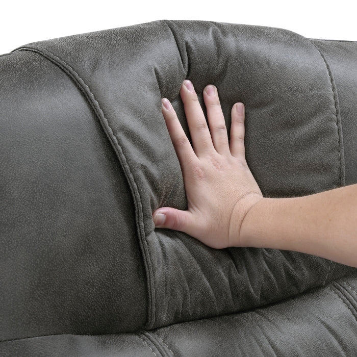 9634DGY-3 Double Reclining Sofa - 9634DGY-3