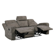 9635BR*2 2pc Set: Sofa, Love - 9635BR*2
