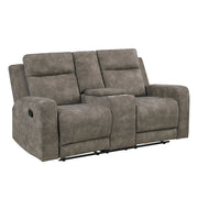 9635BR*2 2pc Set: Sofa, Love - 9635BR*2