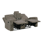 9635BR*2 2pc Set: Sofa, Love - 9635BR*2