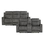 9635DG*2 2pc Set: Sofa, Love - 9635DG*2