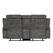9635DG-2 Double Reclining Love Seat with Center Console - 9635DG-2