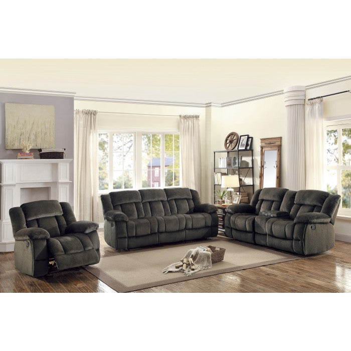 9636-2 Double Glider Reclining Love Seat with Center Console - 9636-2