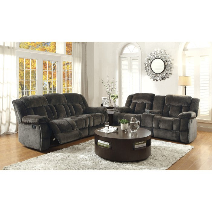 9636-2 Double Glider Reclining Love Seat with Center Console - 9636-2