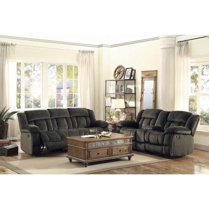 9636-2 Double Glider Reclining Love Seat with Center Console - 9636-2
