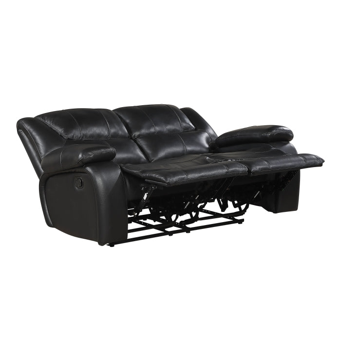 9639BK-2 Double Reclining Love Seat - 9639BK-2