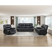 9639BK-2 Double Reclining Love Seat - 9639BK-2