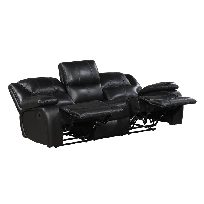 9639BK-3 Double Reclining Sofa - 9639BK-3