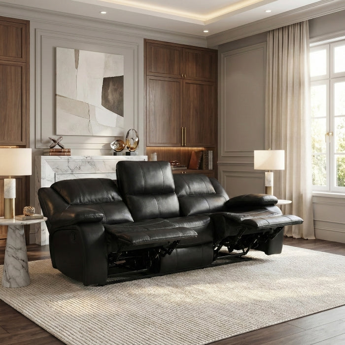 9639BK-3 Double Reclining Sofa - 9639BK-3