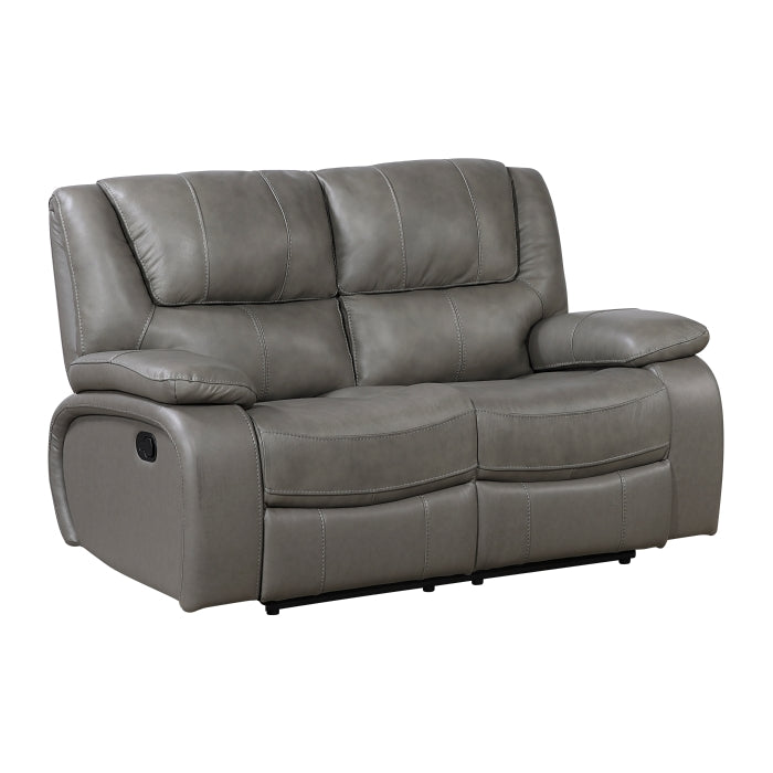 9639GY*2 2pc Set: Sofa, Love - 9639GY*2