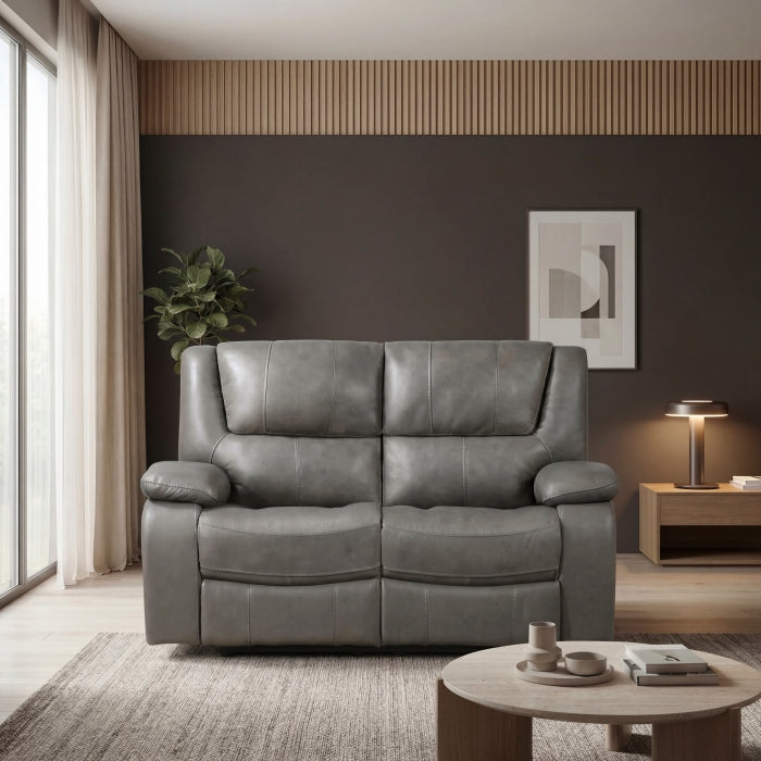 9639GY-2 Double Reclining Love Seat - 9639GY-2
