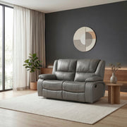 9639GY-2 Double Reclining Love Seat - 9639GY-2