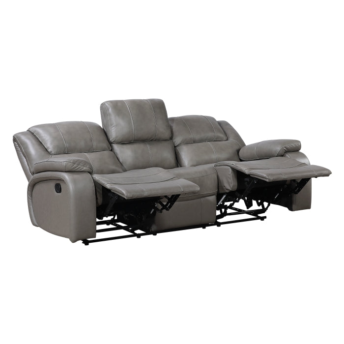 9639GY-3 Double Reclining Sofa - 9639GY-3