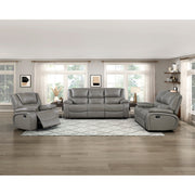 9639GY-3 Double Reclining Sofa - 9639GY-3