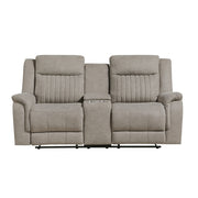 9646DV-2 Double Reclining Love Seat with Center Console - 9646DV-2