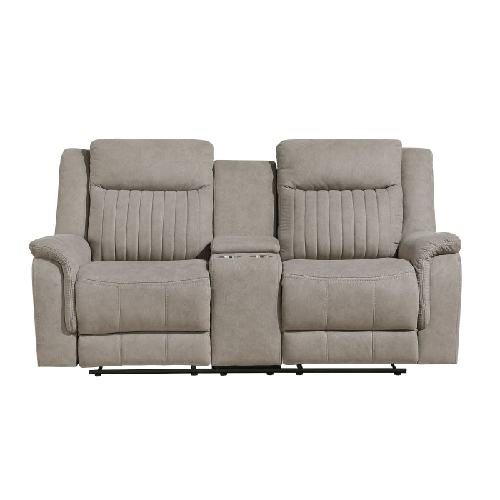9646DV-2 Double Reclining Love Seat with Center Console - 9646DV-2