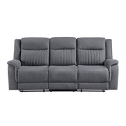 9646GY*2 2pc Set: Sofa, Love - 9646GY*2