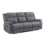 9646GY*2 2pc Set: Sofa, Love - 9646GY*2