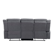 9646GY-3 Double Reclining Sofa - 9646GY-3