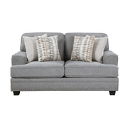 9648GY*2 2pc Set: Sofa, Love - 9648GY*2