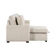 9649BE*SC (3)3-Piece Reversible Sectional with Pull-out Bed and Hidden Storage - 9649BE*SC