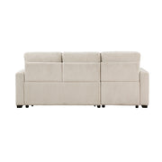 9649BE*SC (3)3-Piece Reversible Sectional with Pull-out Bed and Hidden Storage - 9649BE*SC