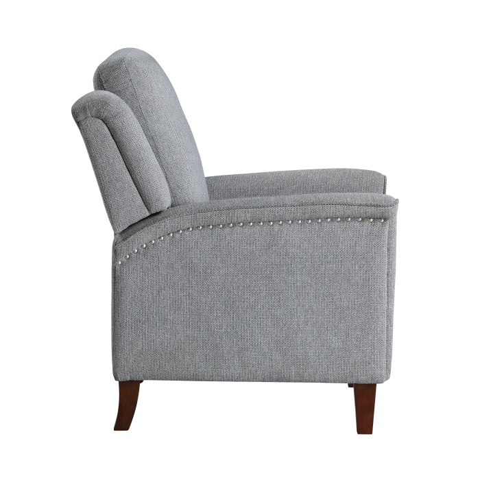9657GY-1PB Push Back Reclining Chair - 9657GY-1PB