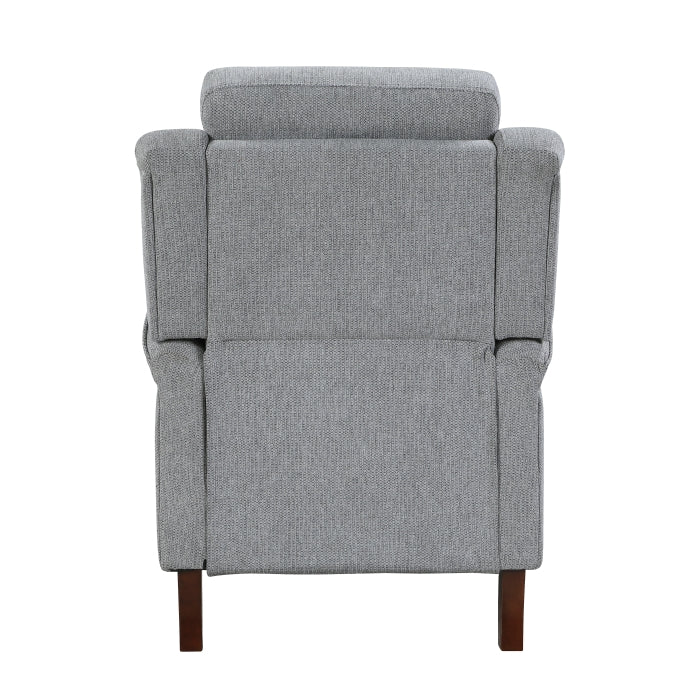 9657GY-1PB Push Back Reclining Chair - 9657GY-1PB