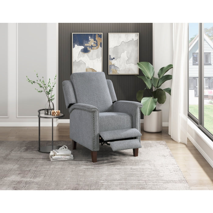 9657GY-1PB Push Back Reclining Chair - 9657GY-1PB