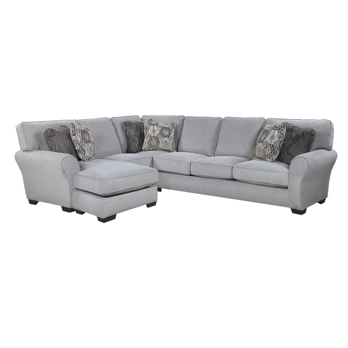 9679GY*SC (2)2-Piece Reversible Sectional - 9679GY*SC