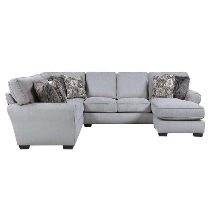 9679GY*SC (2)2-Piece Reversible Sectional - 9679GY*SC