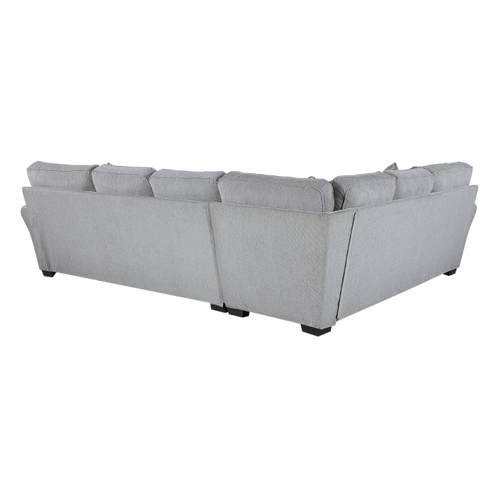 9679GY*SC (2)2-Piece Reversible Sectional - 9679GY*SC