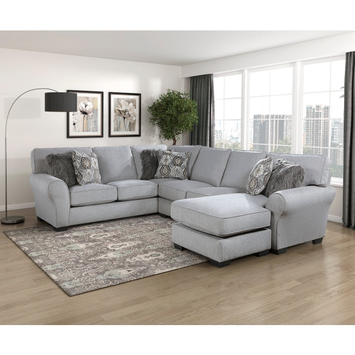 9679GY*SC (2)2-Piece Reversible Sectional - 9679GY*SC