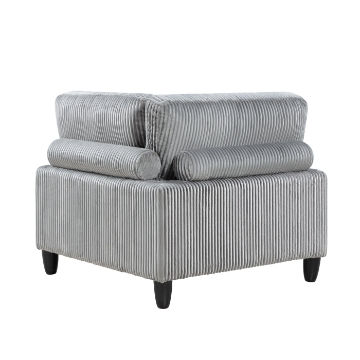9688GY*42CRACOT (4)4-Piece Modular Sectional with Ottoman - 9688GY*42CRACOT
