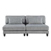 9688GY*63CR3AC (6)6-Piece Modular Sectional - 9688GY*63CR3AC