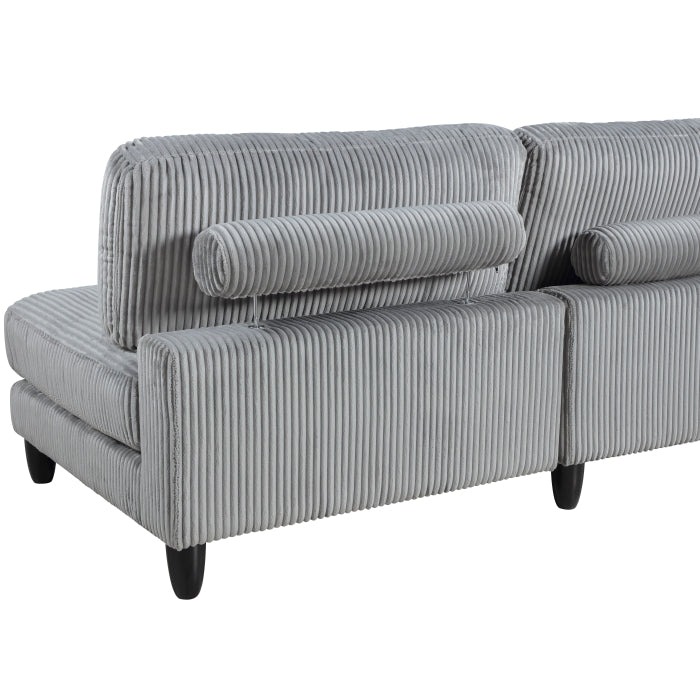 9688GY*63CR3AC (6)6-Piece Modular Sectional - 9688GY*63CR3AC