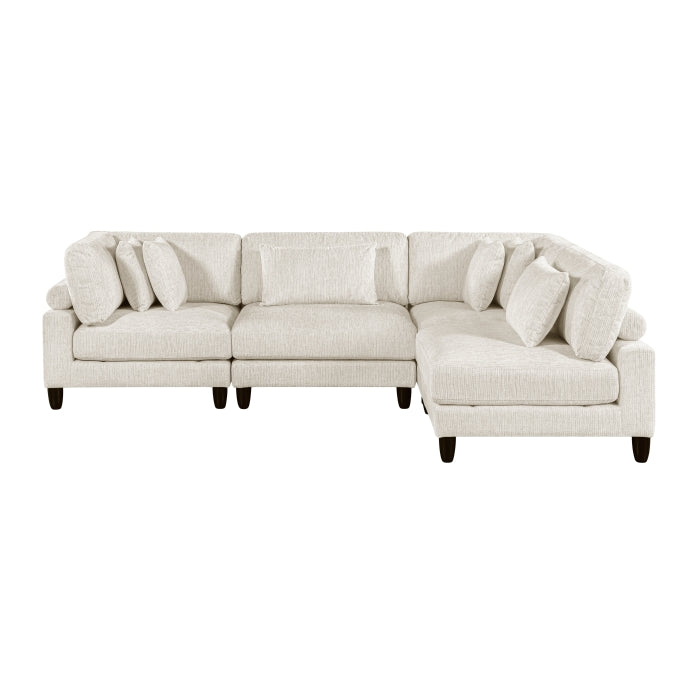 9688NBE*42CR2AC (4)4-Piece Modular Sectional - 9688NBE*42CR2AC