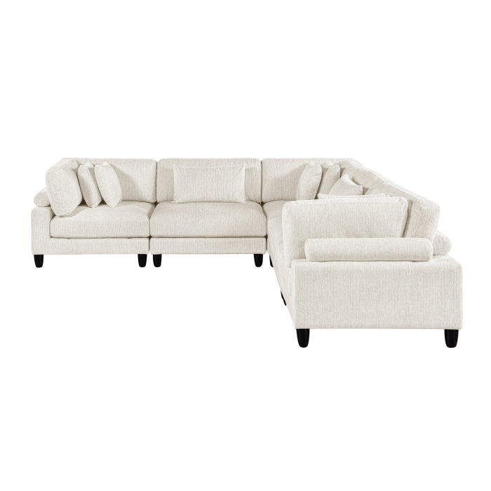 9688NBE*53CR2AC (5)5-Piece Modular Sectional - 9688NBE*53CR2AC
