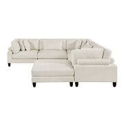 9688NBE*63CR2ACOT (6)6-Piece Modular Sectional with Ottoman - 9688NBE*63CR2ACOT